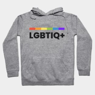 Minimalist LGBTIQ+ Rainbow Hoodie